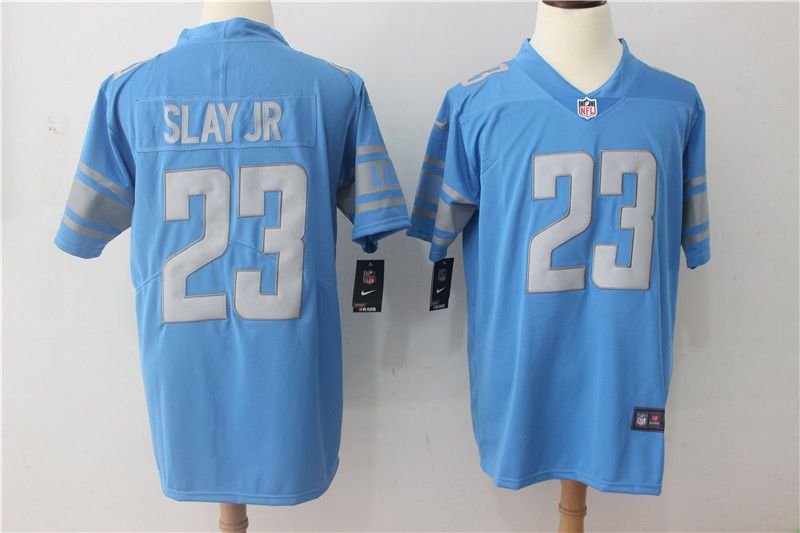 Men Detroit Lions 23 Slay jr Blue Vapor Untouchable New Nike Limited Player NFL Jerseys